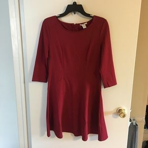 Red Flowy Party Dress by Bar III